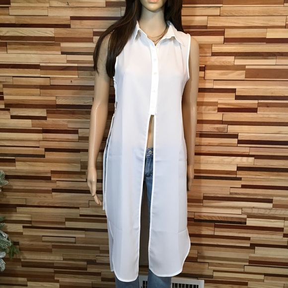 sale SEXY CLASSY LONG TOP - Picture 3 of 8